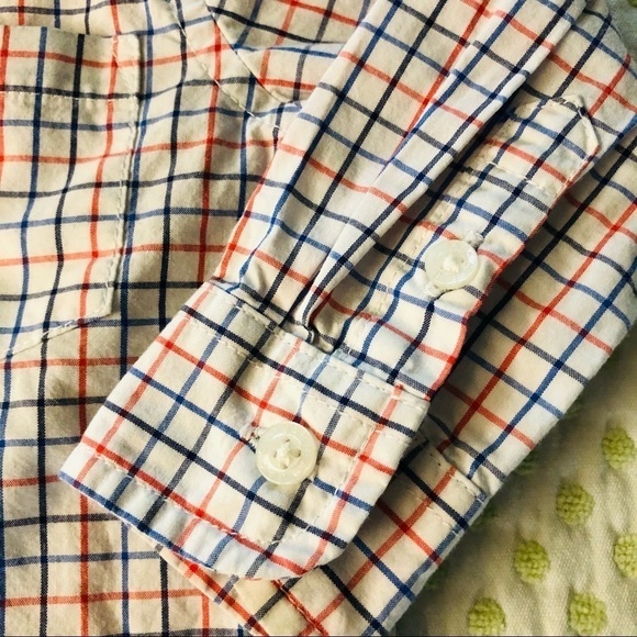 JANIE AND JACK - BOYS SZ 6-12MOS PLAID BUTTON DOWN - Picture 7 of 8